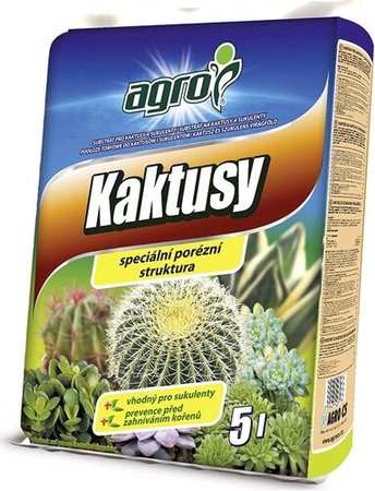 Substr�t pro kaktusy 5 l - AGRO
