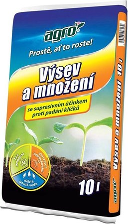 Substr�t pro v�sev a mno�en� 10 l - AGRO