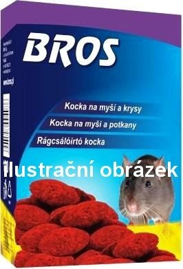 Bros - paraf�nov� bloky na my�i a potkany 100g