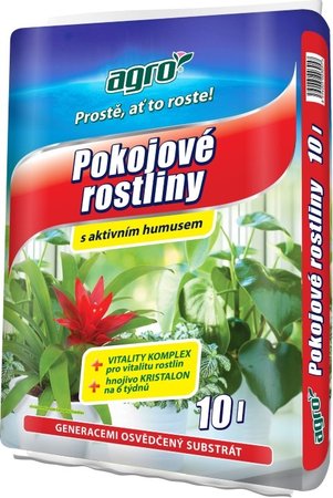 Substr�t pro pokojov� rostliny 10l - AGRO