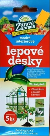 Lepov� desky modr� 5 ks - zdrav� zahrada