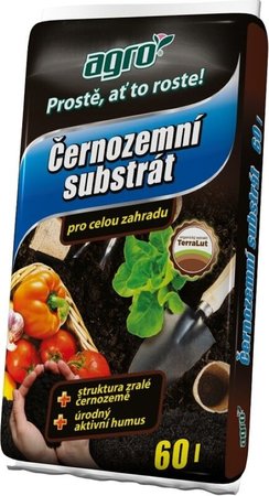 �ernozemn� substr�t pro celou zahradu 60 l - AGRO