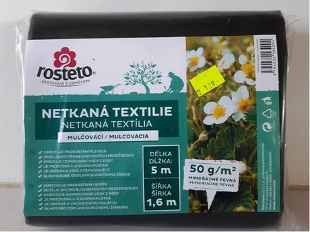 Neotex - netkan� textilie Rosteto� 1,6 x 5 m - gram� 50 g/m2 - �ern�