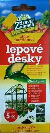 Lepov� desky �lut� - interi�rov� - 5 ks - Zdrav� zahrada
